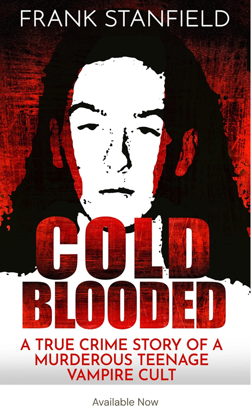 Book cover featuring vampire cult theme