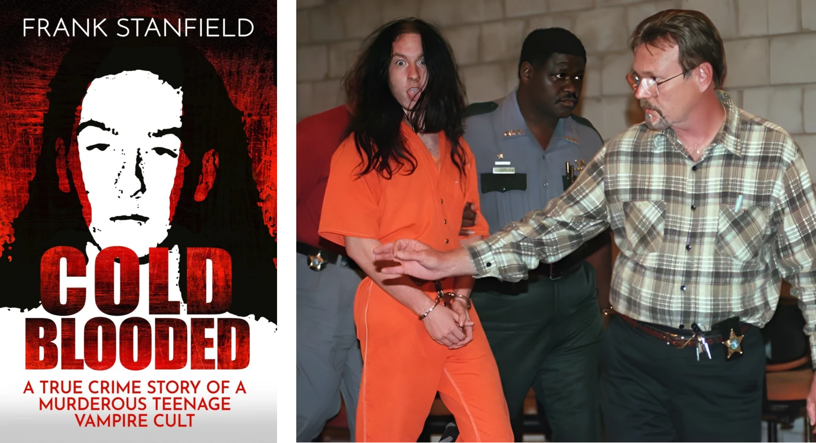 True crime book and trial photograph